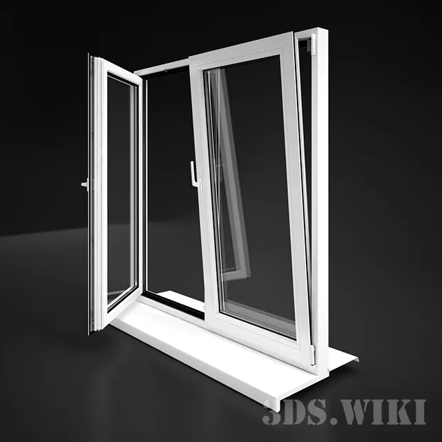 other-models – Modern plastic windows 3D Model