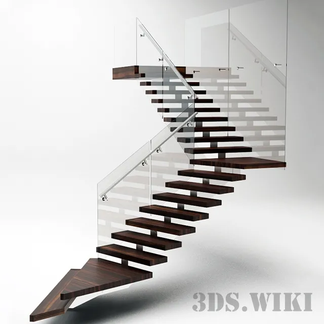 other-models – Modern staircase 3D Model