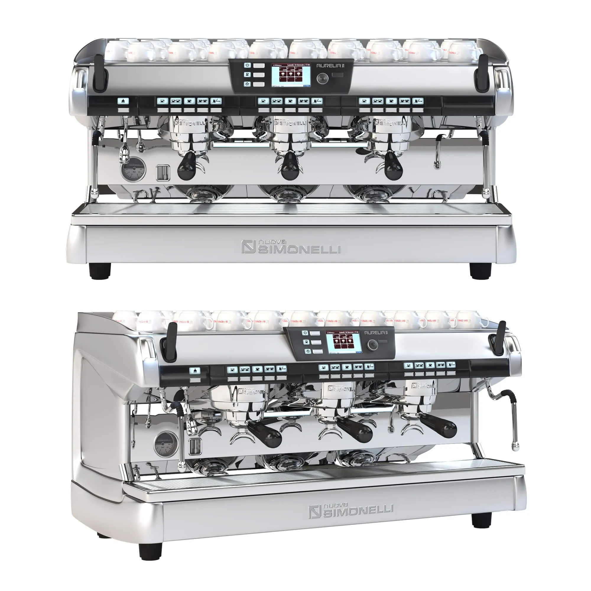 other-models – Nuova Simonelli Aurelia II Digit (2gr  3gr 4gr) 3D Model