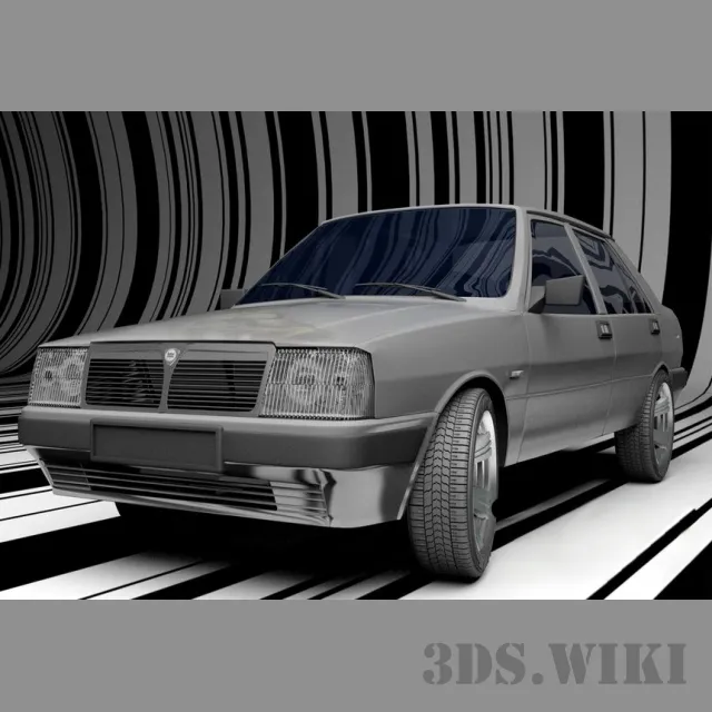 other-models – Old Lancia Prisma 1600 3D Model