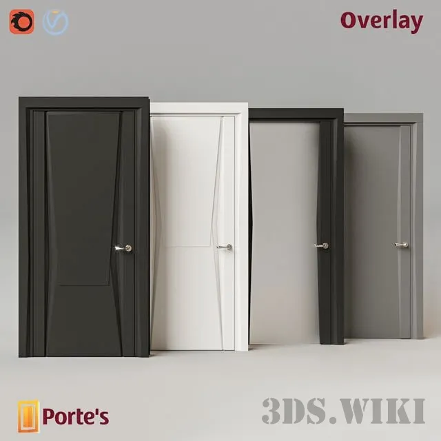 other-models – Overlay doors by Portes 3D Model