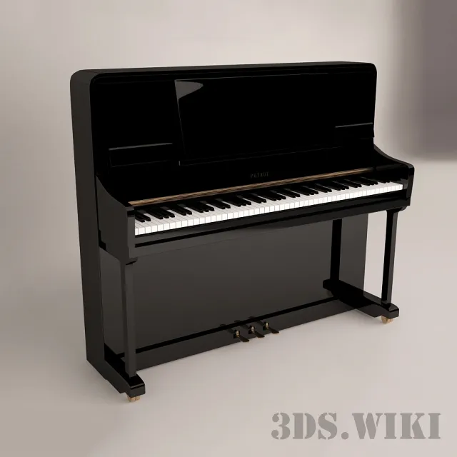 other-models – Piano PETROF 3D Model