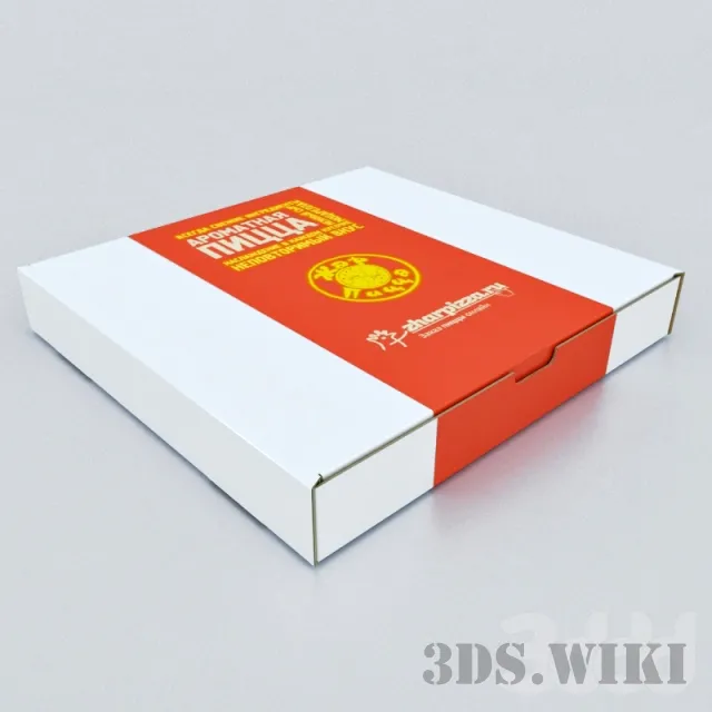 other-models – Pizza box 3D Model