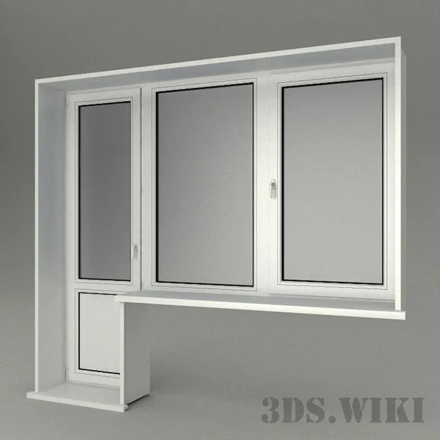 other-models – Plastic window and door model 3D Model