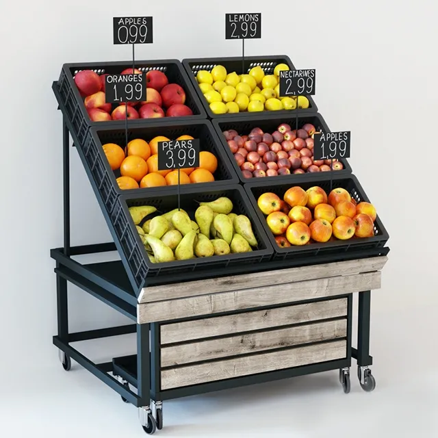 other-models – Rack with fruits 3D Model