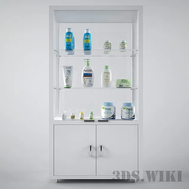 other-models – Rack with household products 3D Model