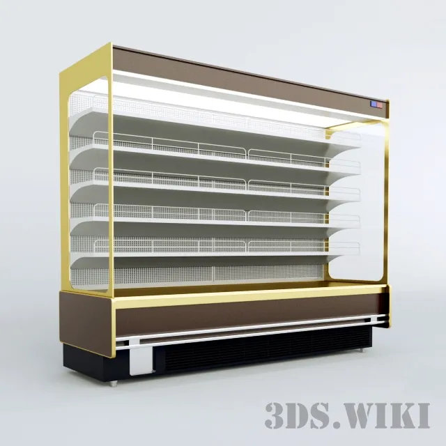 other-models – Rectangular refrigerated display case 3D Model