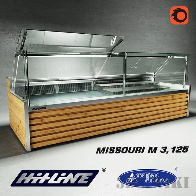 other-models – Refrigerated display case Missouri M 3.125 D 3D Model