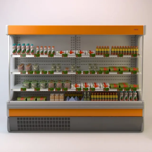 other-models – Refrigerator showcase 3D Model