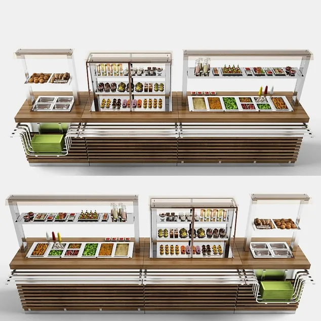 other-models – Regata food distribution line 3D Model