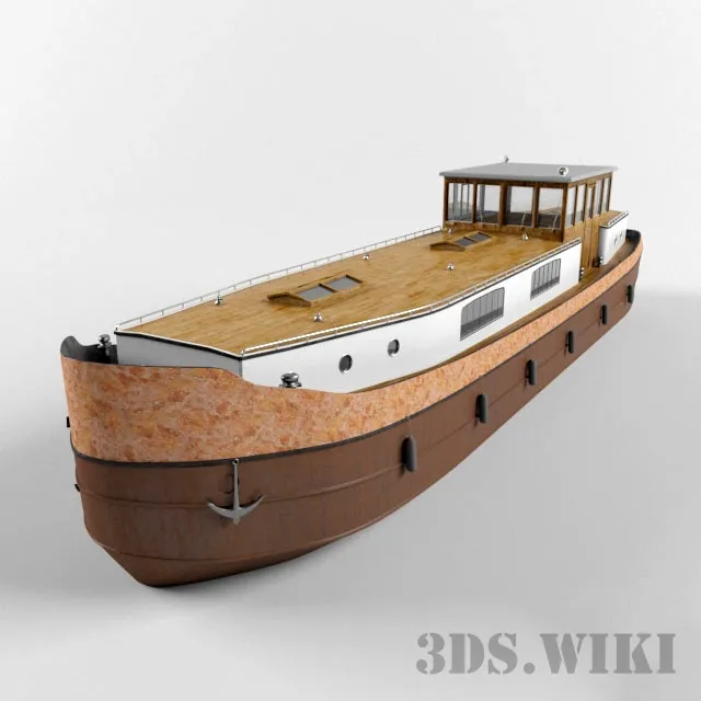other-models – River boat 3D Model