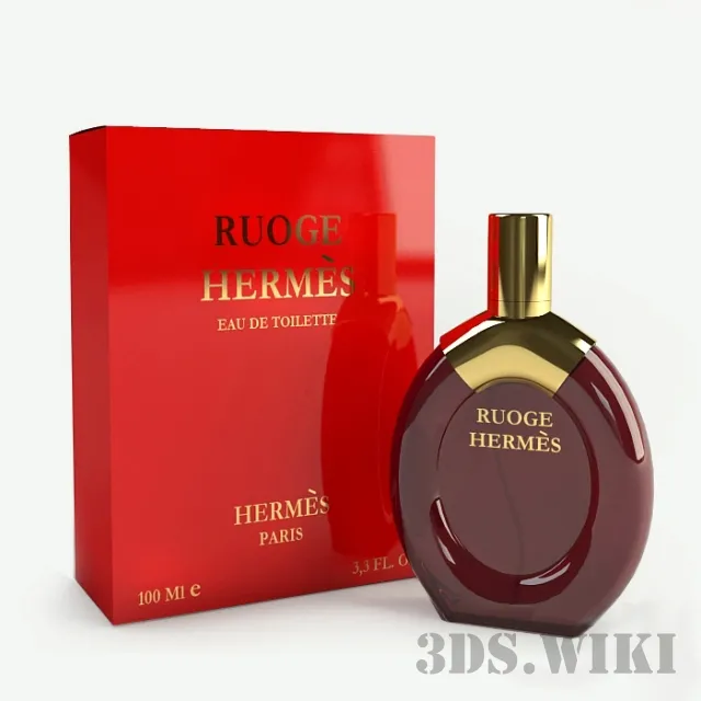other-models – Rouge Hermes perfume 3D Model