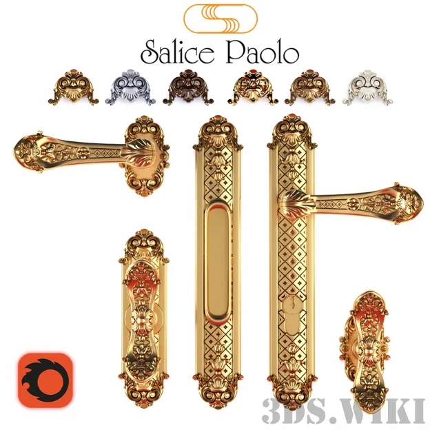 other-models – Salice Paolo Damasco door handles 3D Model