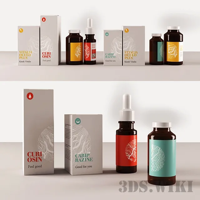 other-models – Set of medicines 3D Model