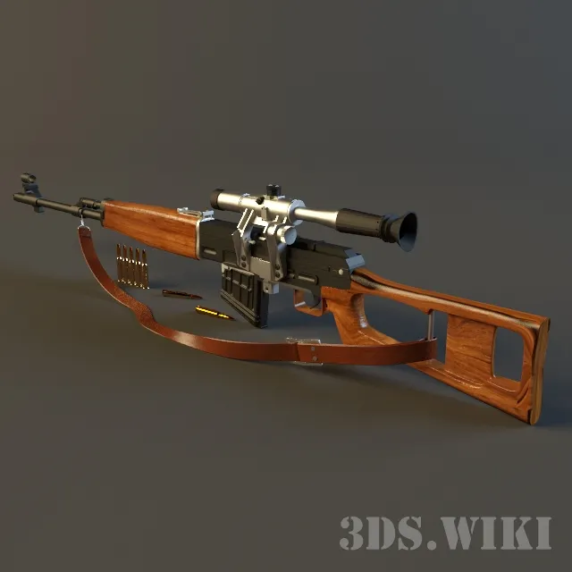 other-models – Sniper rifle 3D Model other-models – Sniper rifle 3D Model