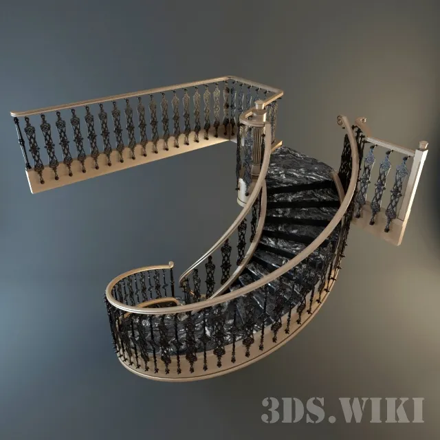 other-models – Spiral staircase 3D Model