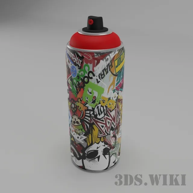 other-models – Spray paint 3D Model other-models – Spray paint 3D Model