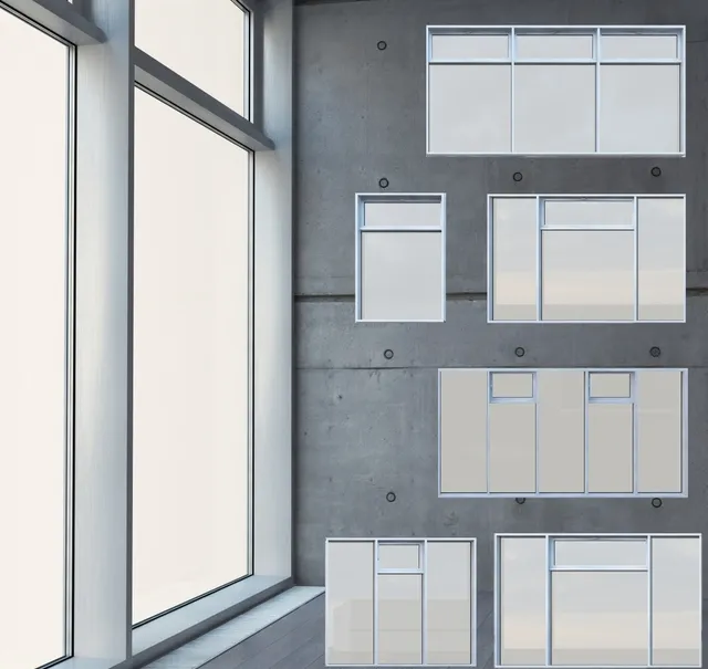 other-models – Stained glass with radiator 04 3D Model