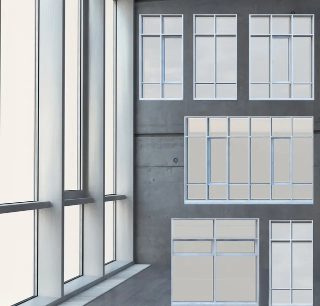 other-models – Stained glass with radiator 05 3D Model