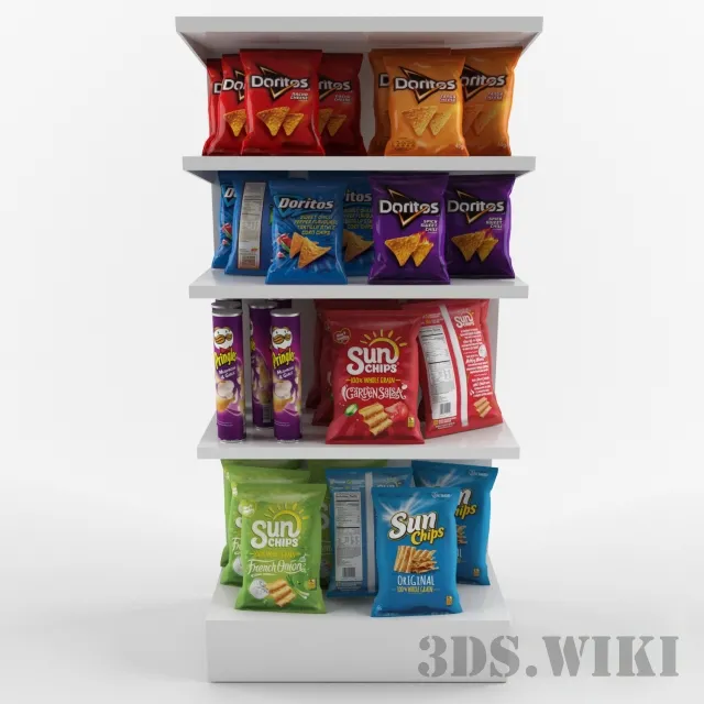 other-models – Stand – A set of products 3D Model