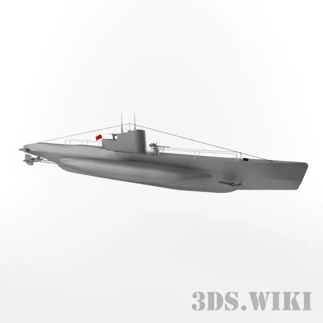 other-models – Submarine “Shch-216” Pike 3D Model