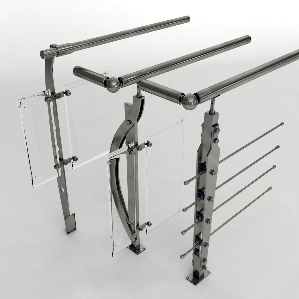 other-models – Titanium primenenie balusters on the street 3D Model