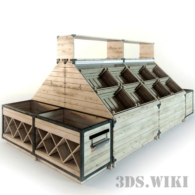 other-models – Vegetable refrigerated camber 3D Model