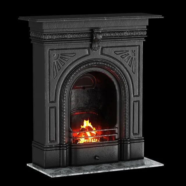 other-models – Victorian fireplace 3D Model