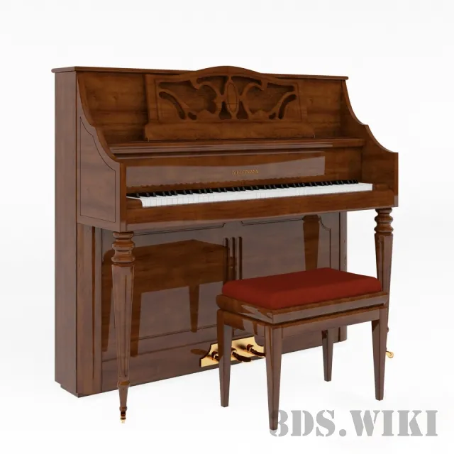 other-models – W.Hoffmann Piano and Discacciatisrl Piano Chair 3D Model