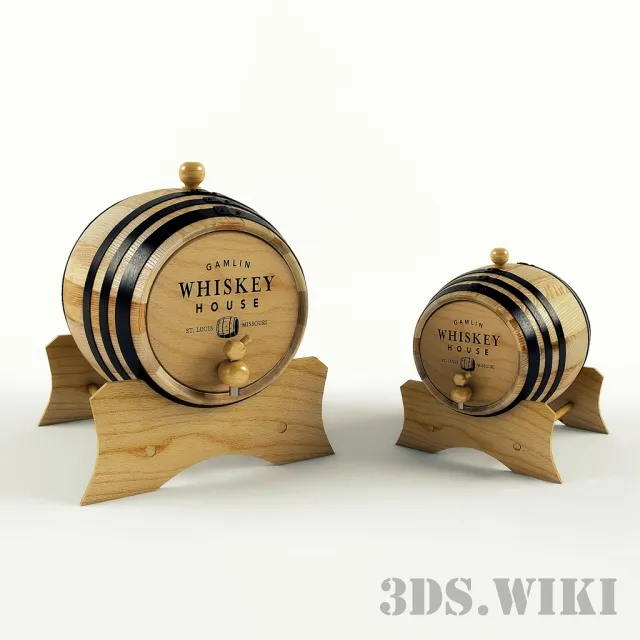 other-models – Whiskey barrel 3D Model