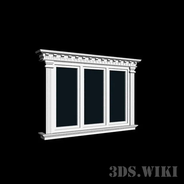 other-models – Window with Izoman decor 3D Model