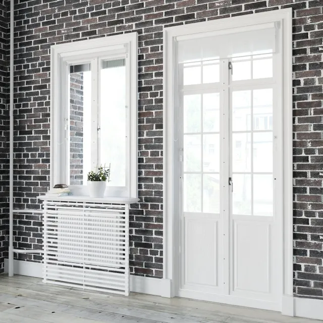 other-models – Windows in Scandinavian style 1 3D Model