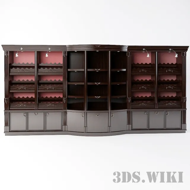 other-models – Wine showcase 3D Model