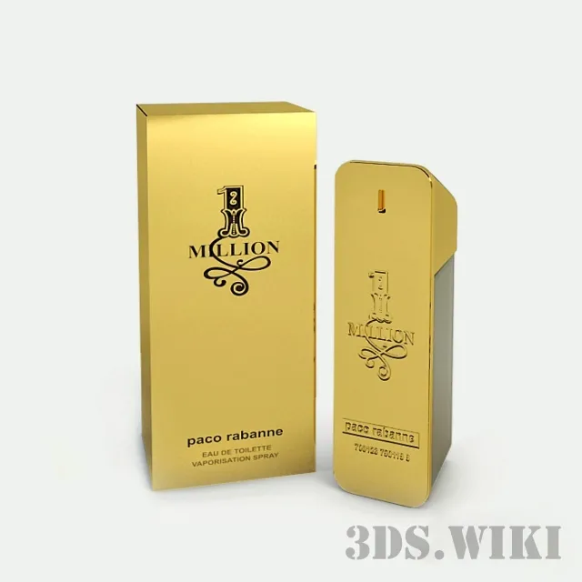 other-models – Women’s perfume Lady Million Paco Rabanne 3D Model