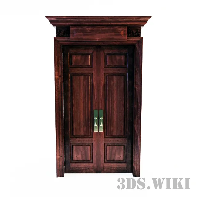 other-models – Wooden door 3D Model