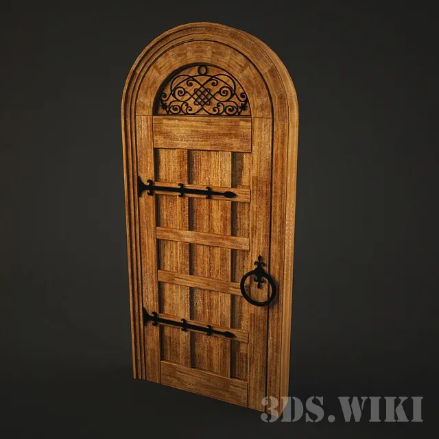 other-models – Wooden doors to the wine cellar 3D Model