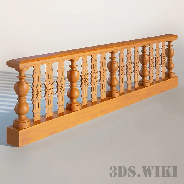 other-models – Wooden fencing in Russian style 3D Model other-models – Wooden fencing in Russian style 3D Model