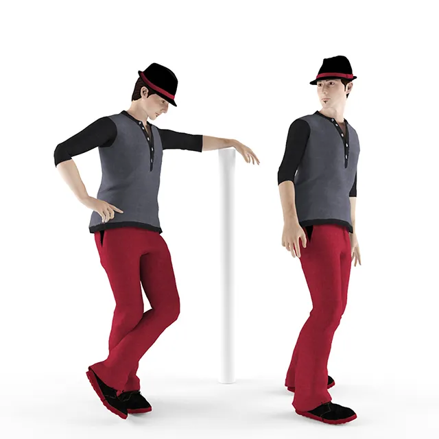 other-models – Young man 3D Model
