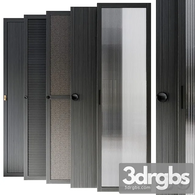 Other Waredrobe doors collection 3D Model Download