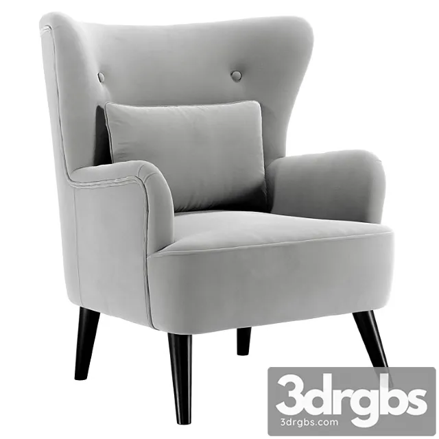 Ottavia Armchair 3D Model Download