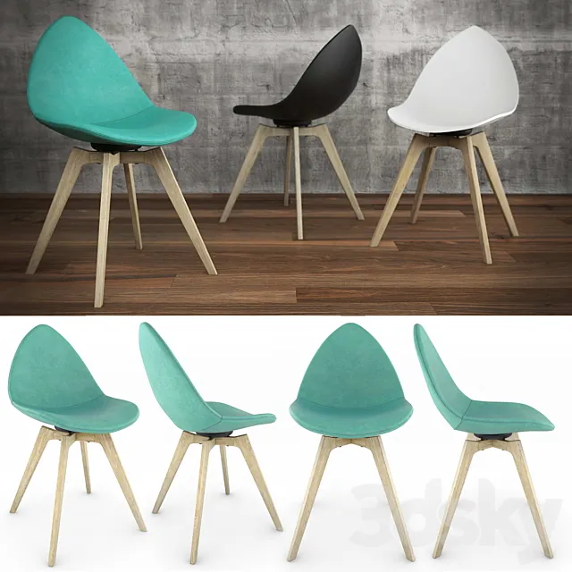 Ottawa Chairs by Karim Rashid 3DModel