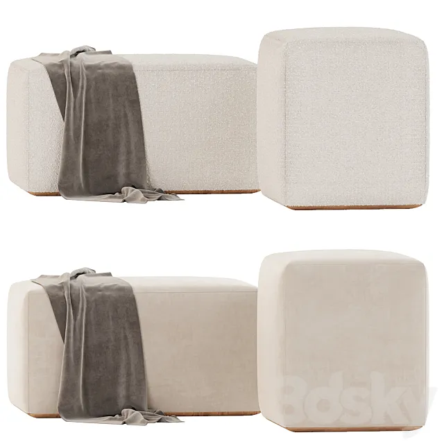 OTTO | Pouf by Studio Henk 3D Model