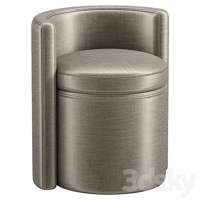 Ottoman ARCADIA by eichholtz 3D Model Ottoman ARCADIA by eichholtz 3D Model