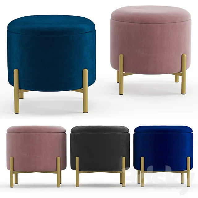 Ottoman Cache 3D Model Ottoman Cache 3D Model