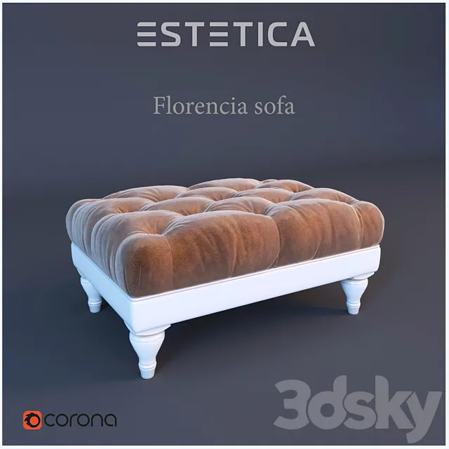 Ottoman classical-style furniture factory Florence Estetica 3D Model Ottoman classical-style furniture factory Florence Estetica 3D Model
