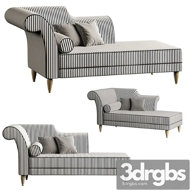 Ottoman corsica by dream manufacture 2 3D Model Download