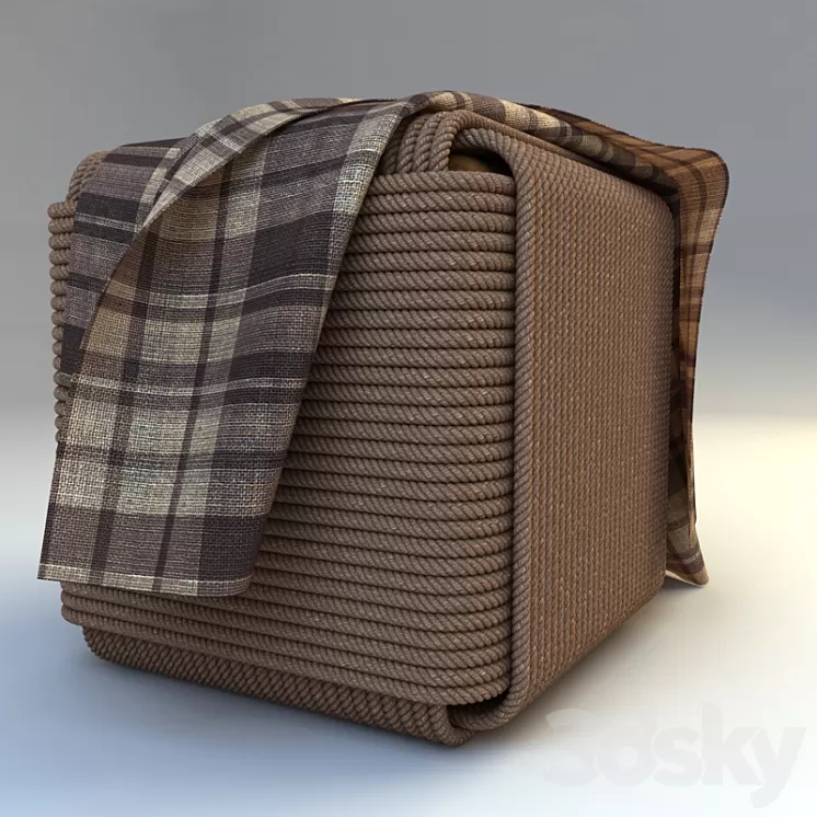 Ottoman rope 3D Model