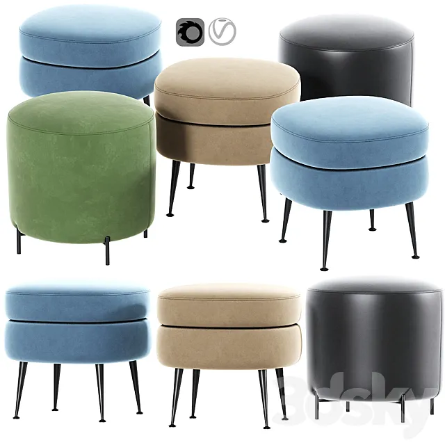 Ottoman set 3DModel Ottoman set 3DModel