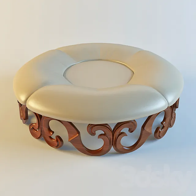 Ottoman table 3D Model Ottoman table 3D Model