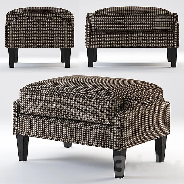 Ottoman Taylor 3D Model Ottoman Taylor 3D Model